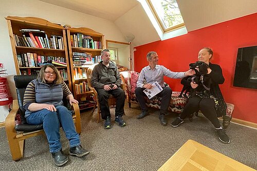 Liam McArthur visits the Blide Trust