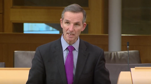Liam McArthur speaking at Education Questions