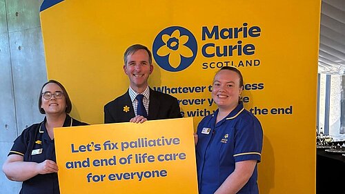 Liam McArthur meets with Marie Curie