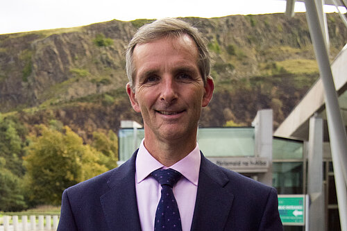 Liam McArthur smiling