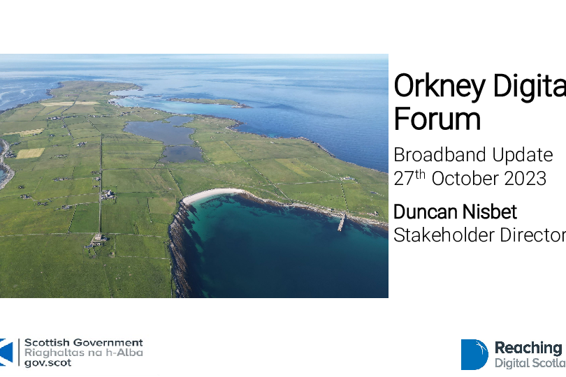 Scottish Government presentation