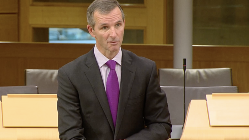 Liam McArthur speaking in parliament