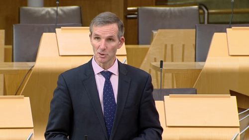 Liam McArthur speaks at Social Justice Portfolio Questions